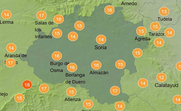 El tiempo en Soria: La amplitud térmica alcanza hoy los 25ºC