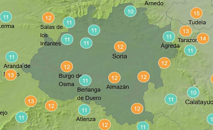El tiempo en Soria: Se mantiene la estabilidad