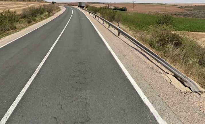 Licitada la instalación de barreras de seguridad en tramos de las carreteras N-122, N-234 y N-2