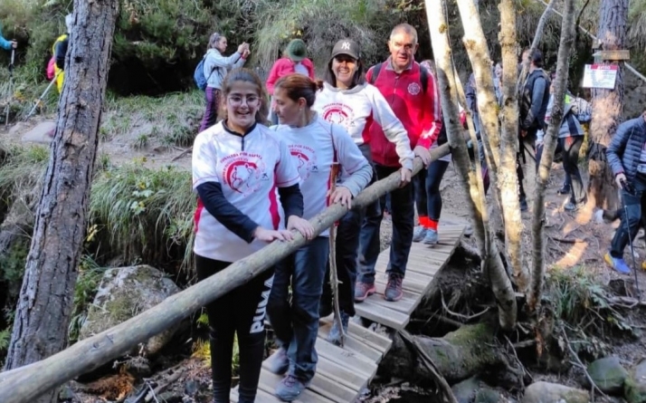 ASPACE Soria recauda m&aacute;s de 5.800 euros en su marcha senderista en Covaleda