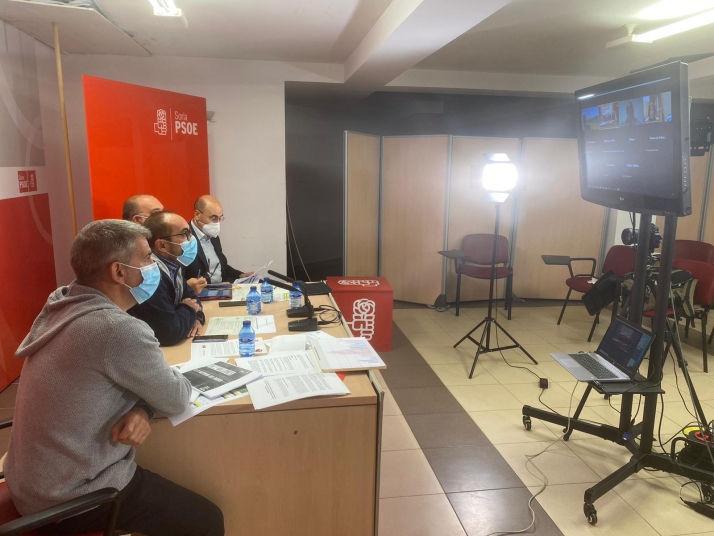 El PSOE de Soria detalla los PGE 2022 con sus alcaldes y representantes municipales   