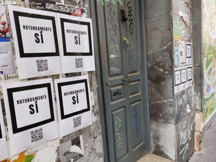 Rotundamente sí ¿Qué se esconde detrás de los carteles que han inundado Soria?