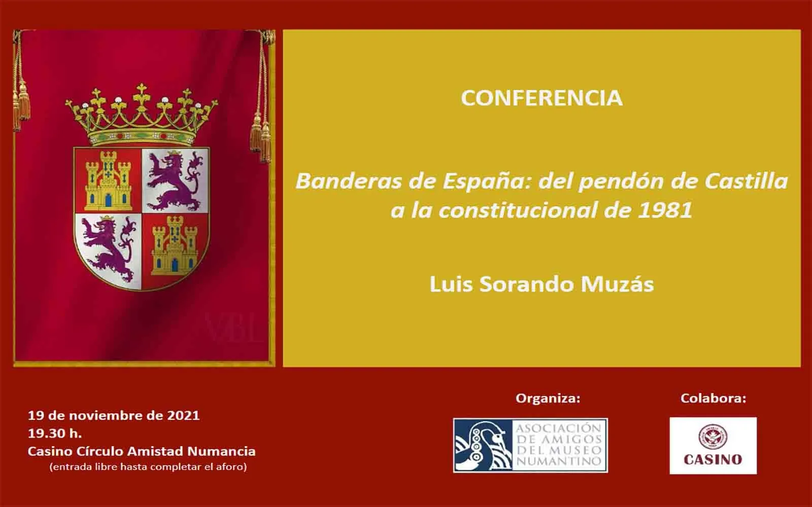 Foto 2 - El viernes, conferencia en el Casino sobre las banderas de Espa&ntilde;a