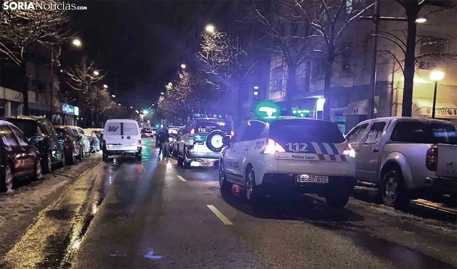 Una imagen del dispositivo policial tras el siniestro. /SN