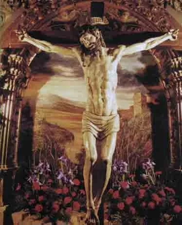 La talla en el camarín de la ermita. 