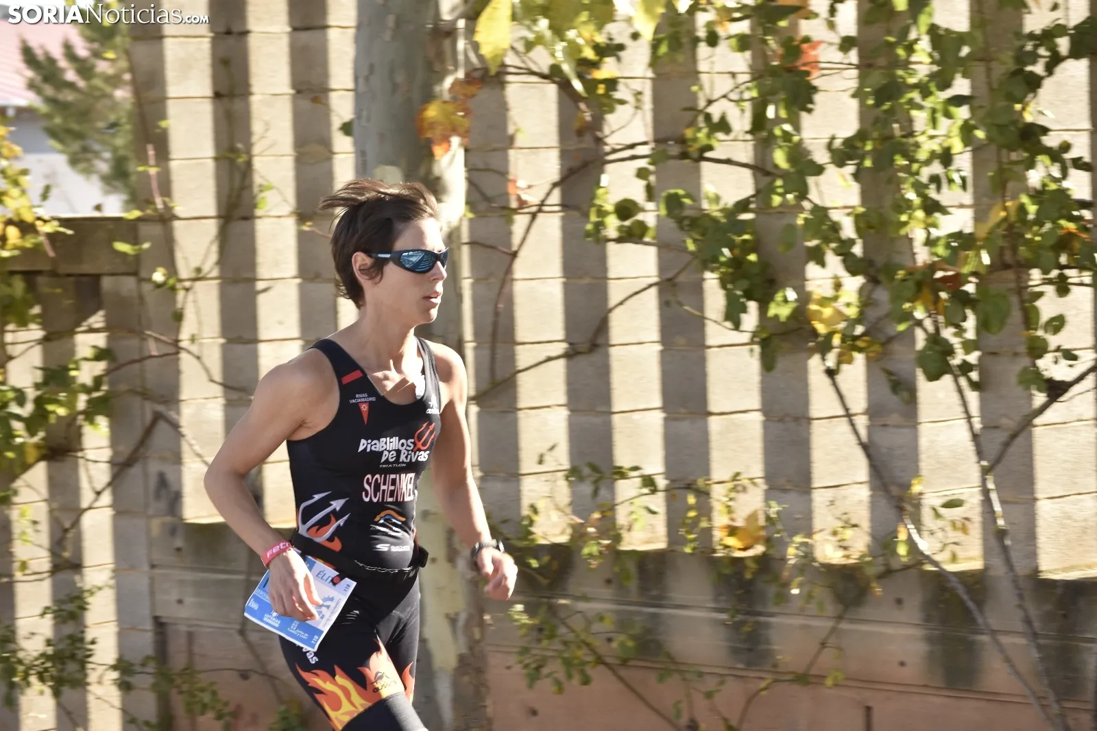 Un participante de la categoría Elite del Campeonato de España de Duatlón MD