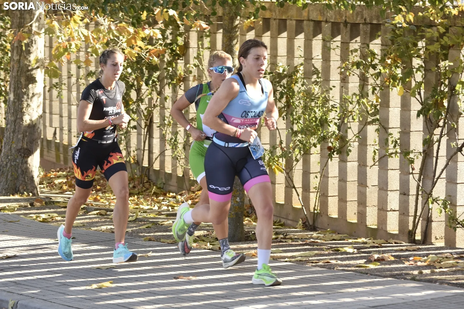 Un participante de la categoría Elite del Campeonato de España de Duatlón MD