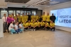 Foto 2 - Los integrantes del BM Soria visitan las instalaciones del Hospital Latorre