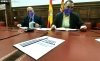 Latorre (izda.) y Sánchez, durante la presentación del informe. /SN