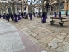 Foto 2 - Antígona tiñe de morado la plaza de Las Mujeres para conmemorar el 25N