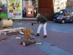 La Cabaña Real de Carreteros en el centro de Soria. 