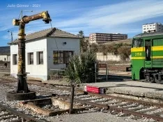 Imágenes del Tren Felipe II a su paso por Soria./ Fotos: Julio Gómez, Asociación Soriana de Amigos del Ferrocarril.