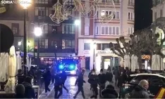 Una imagen de la llegada de Bomberos al lugar del siniestro. /SN