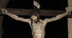 El 'Cristo del Humilladero', en la ermita de la Soledad. /CS