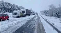 Una imagen de la N-122 esta tarde. /SdG
