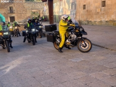 Foto 2 - Galería: Casi 200 motos inundan la Plaza Mayor de Soria
