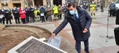 Una imagen del acto de homenaje de este lunes. /SN