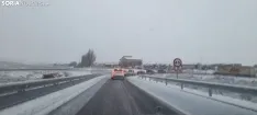 Una imagen de la N-122 esta tarde. /SN