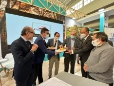 Una imagen de la presencia soriana en INTUR 2021. /Dip