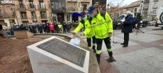 Una imagen del acto de homenaje de este lunes. /SN
