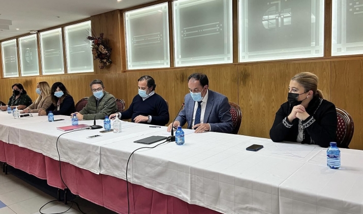 Primera Junta Directiva de la nueva dirección del  PP soriano centrada en la unión y la reactivación liderada por Serrano