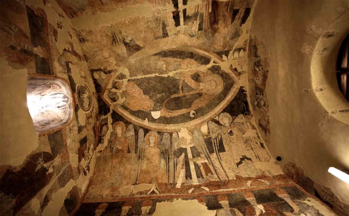 Las pinturas románicas de San Baudelio y San Miguel de Gormaz tendrán proyección internacional en un documental de La 2 
