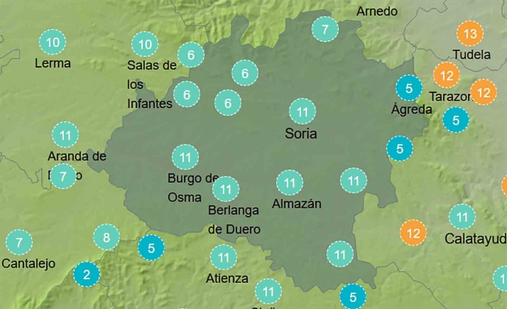 El tiempo en Soria: Mejoran las temperaturas