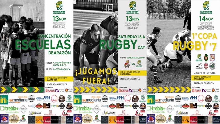 Completo programa para el rugby soriano este fin de semana