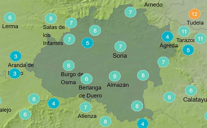 El tiempo en Soria: Sigue la ausencia de lluvias