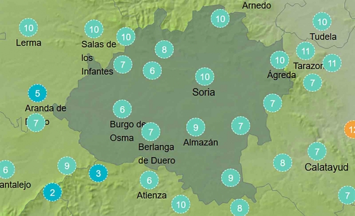 El tiempo en Soria: Frío y estabilidad