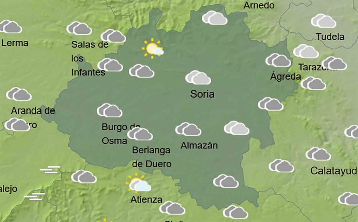 El tiempo en Soria: Menos preciptaciones