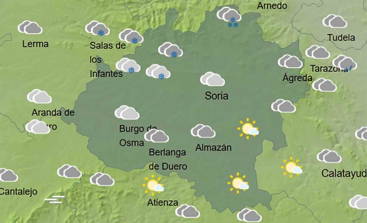 El tiempo en Soria: Más nieve este domingo