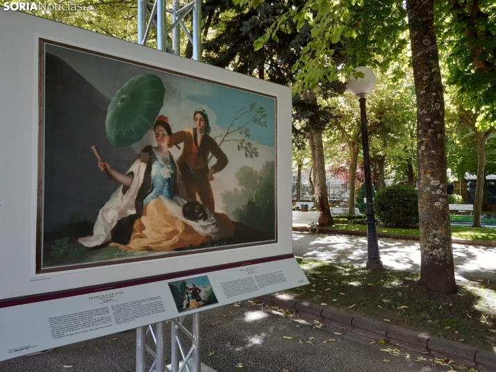 La exposición El Museo del Prado en calles una oportunidad para los centros educativos de Soria