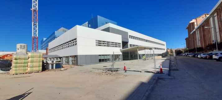 El nuevo edificio del Hospital de Soria empezará a funcionar a comienzos de 2022