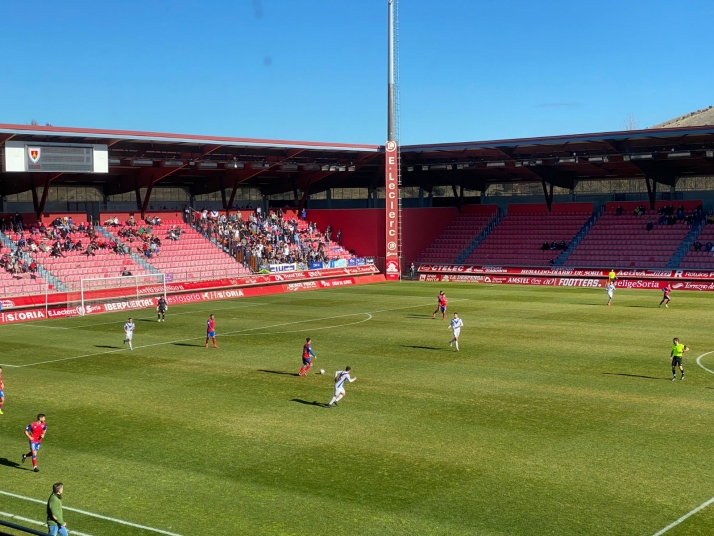 Numancia 1-2 Europa: Primera derrota en casa de los rojillos