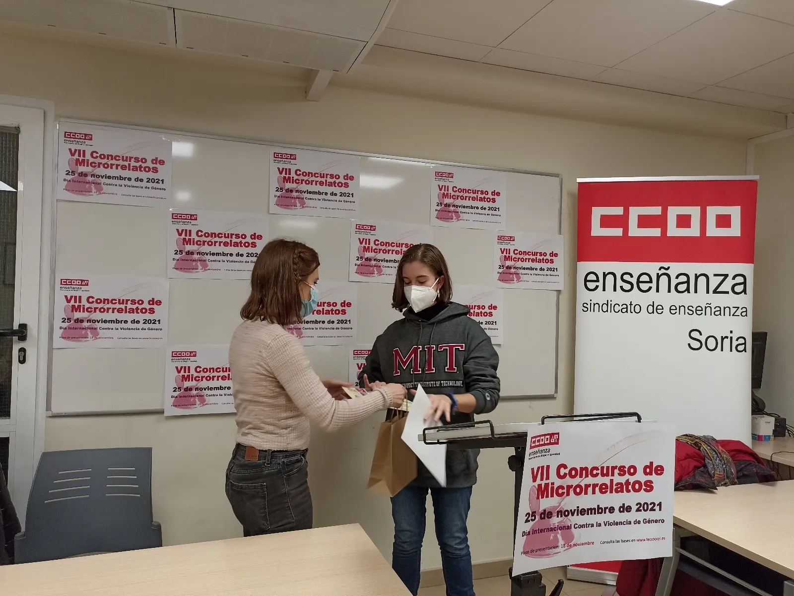 Una imagen de la entrega de premios. 