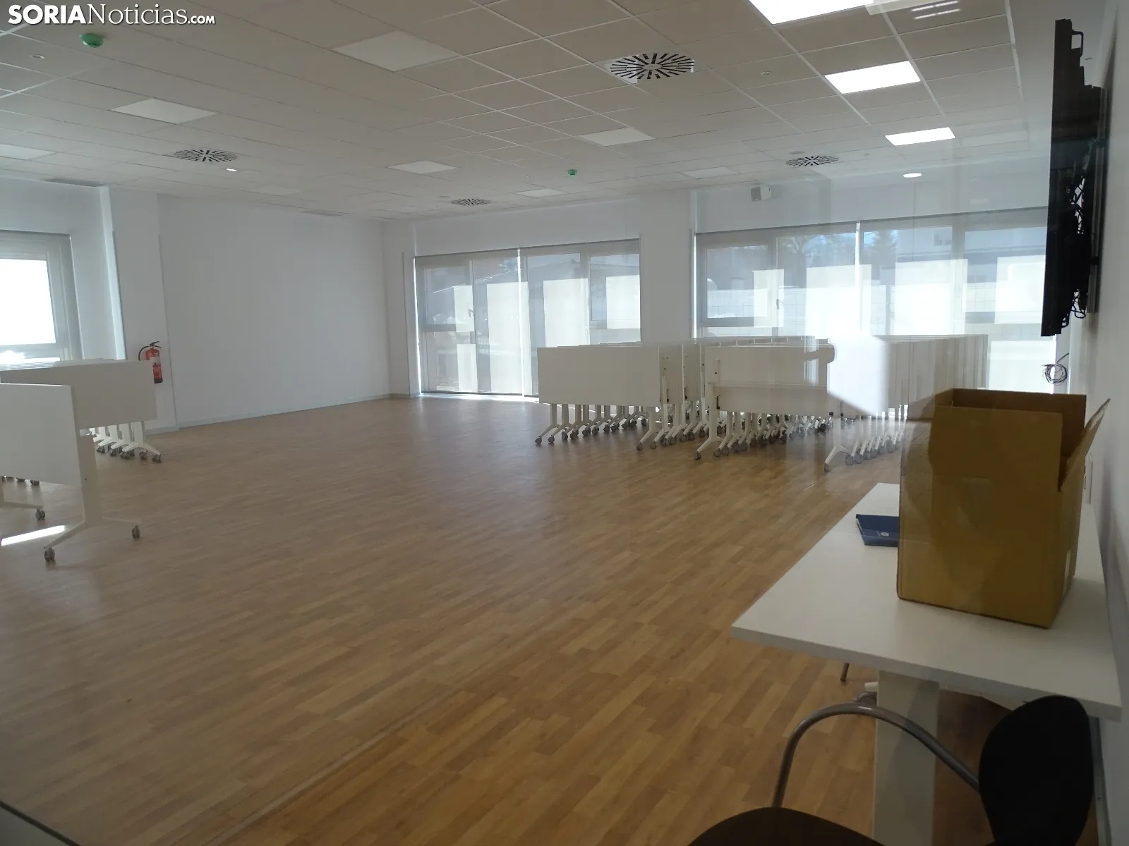 Una imagen de la visita a las nuevas las dependencias. /SN 
