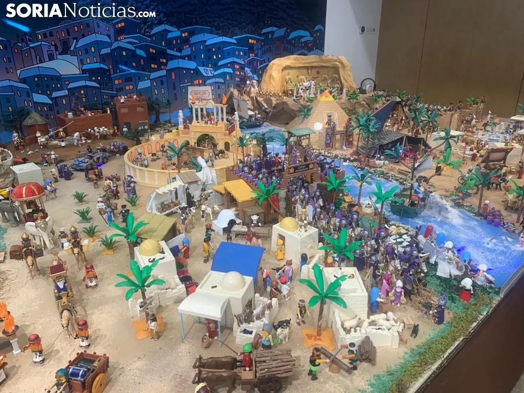 Foto 9 - El bel&eacute;n Playmobil de Soria abre sus puertas con 1.200 figuras