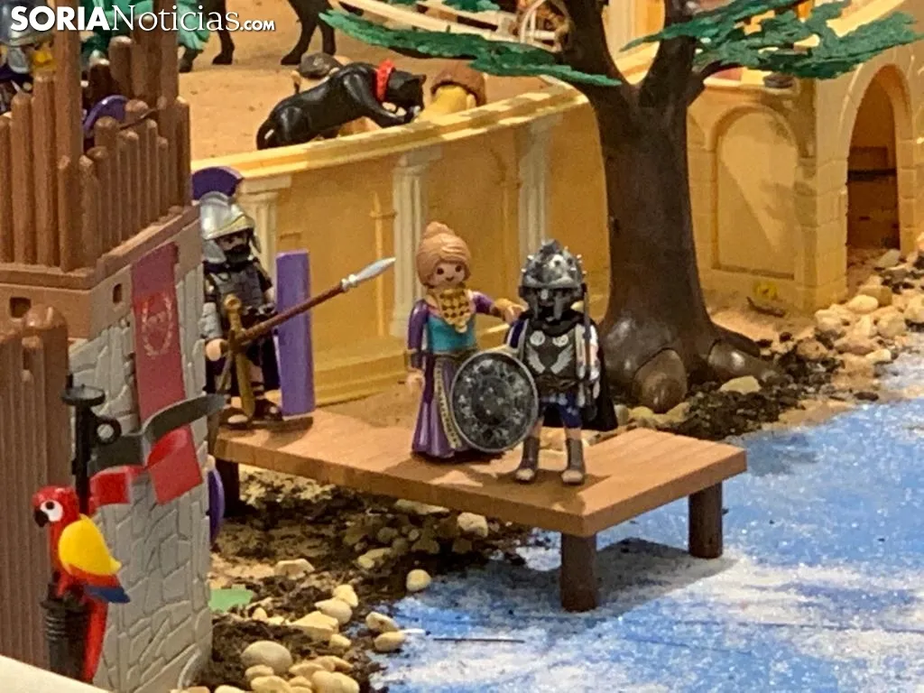 Foto 2 - El bel&eacute;n Playmobil de Soria abre sus puertas con 1.200 figuras