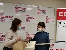 Una imagen de la entrega de premios. 