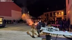 Una imagen de esta noche en Golmayo. /SN