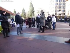 Una imagen de la conmemoración hoy en Granados. /SN