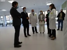 Una imagen de la visita a las nuevas las dependencias. /SN 