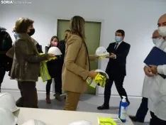 Una imagen de la visita a las nuevas las dependencias. /SN 