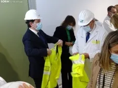 Una imagen de la visita a las nuevas las dependencias. /SN 