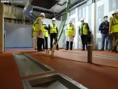 Una imagen de la visita a las nuevas las dependencias. /SN 