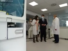 Una imagen de la visita a las nuevas las dependencias. /SN 