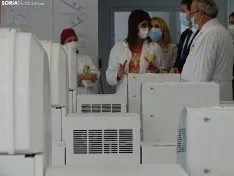 Una imagen de la visita a las nuevas las dependencias. /SN 