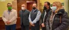 Carmelo Gómez, Miguel Latorre, Donaciano Dujo, Benito Serrano y Yolanda de Gregorio. /SN