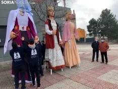 Foto 17 - Golmayo presenta a sus nuevos cuatro gigantes &ldquo;hist&oacute;ricos&rdquo;